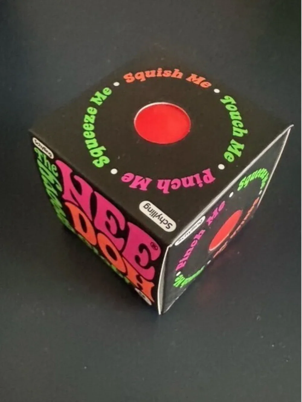 NeeDoh Groovy Glob Orange Squeezable Stress Ball Fidget NEW